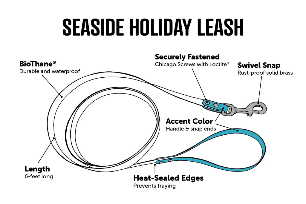 Seaside Holiday Leash Collection